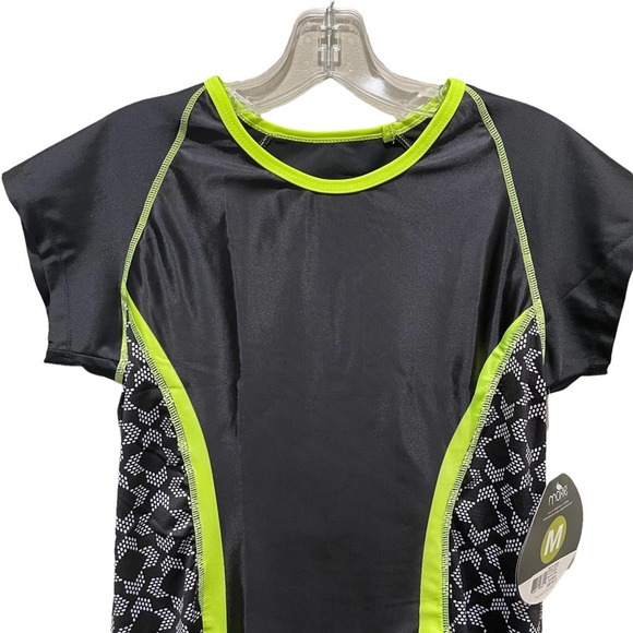 Moxie High Vis Lumenex Tee Black Neon Yellow Size Medium - Picture 5 of 9